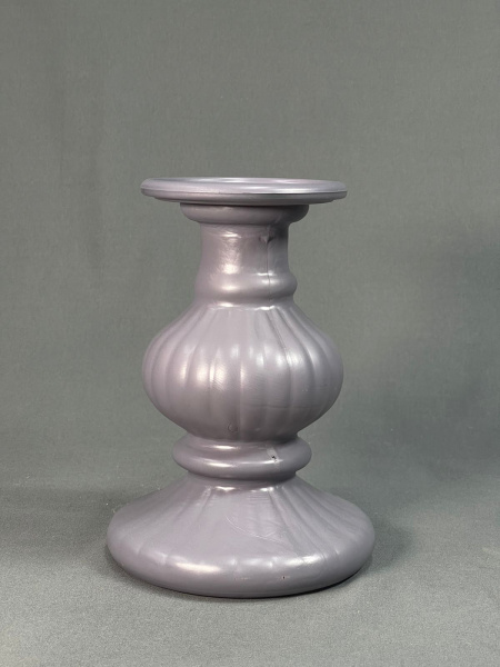 Подсвечник для больших свечей Сигурд-темно серый Синатра-2